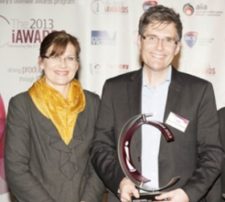 Richard Buckland wins ICT Educator of the Year Award -Photo Credit iAwards http://www.iawards.com.au/