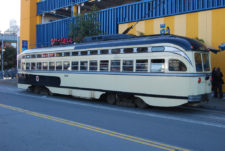 MUNI with old restored Trams http://www.flickr.com/photos/pfsullivan_1056/