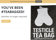 Testicle Tea Bag
