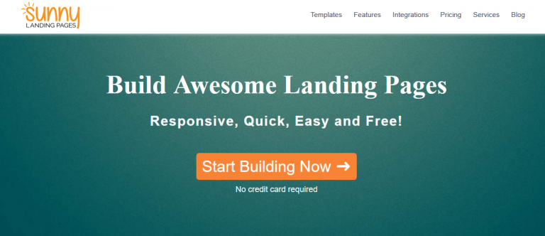 Sunny Landing Pages