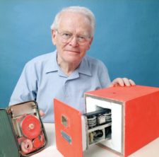 Dr David Warren with BlackBox Flight Recorder Prototype