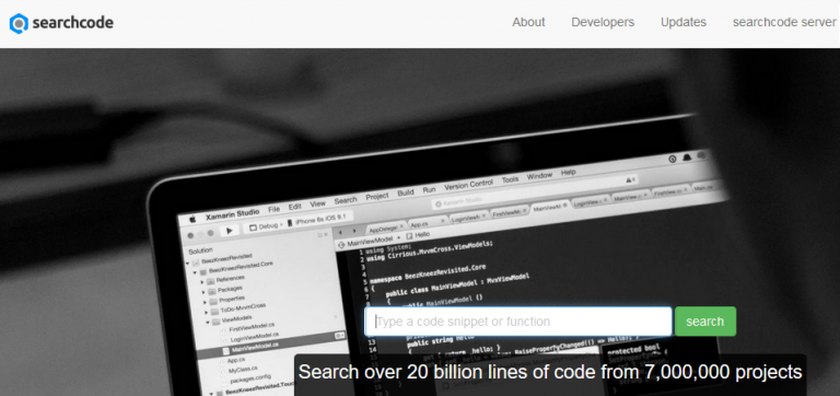 Searchcode server