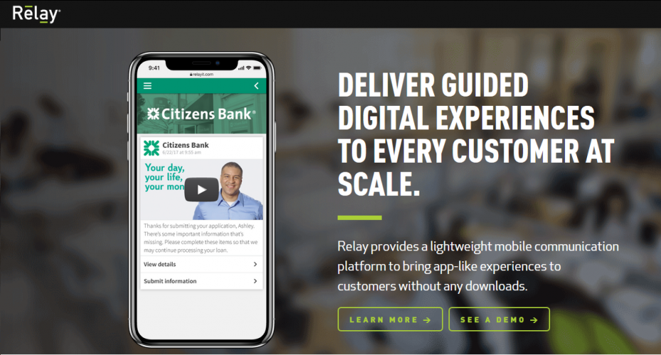 Relay Network Mobile engagement automation company helping businesses