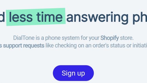 Dialtone – Automate customer support for Shopify stores.