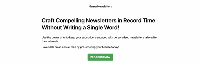 Neural newsletters