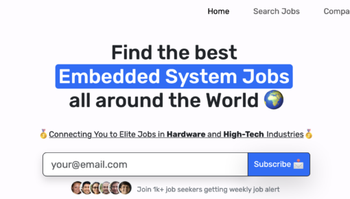 EmbeddedJobs – Elite jobs from the best High Tech companies in the World 🌍