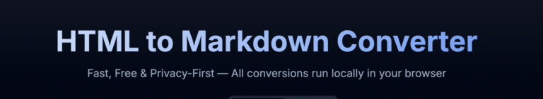 htmltomarkdown