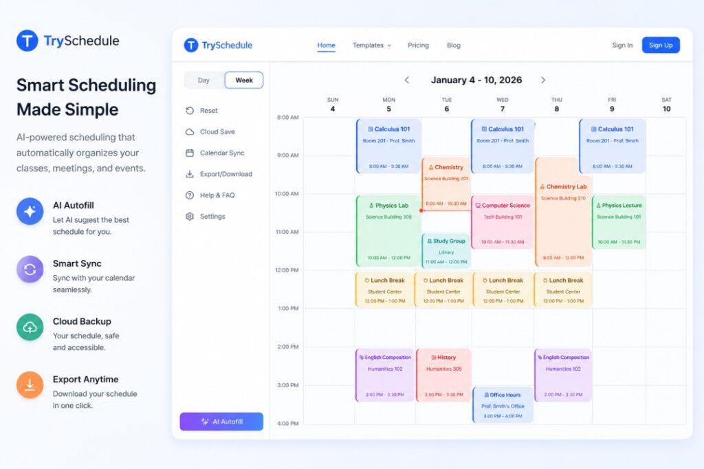 tryschedule