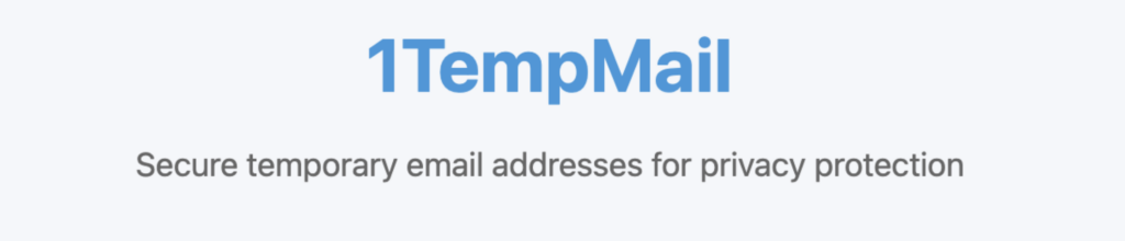1tempmail
