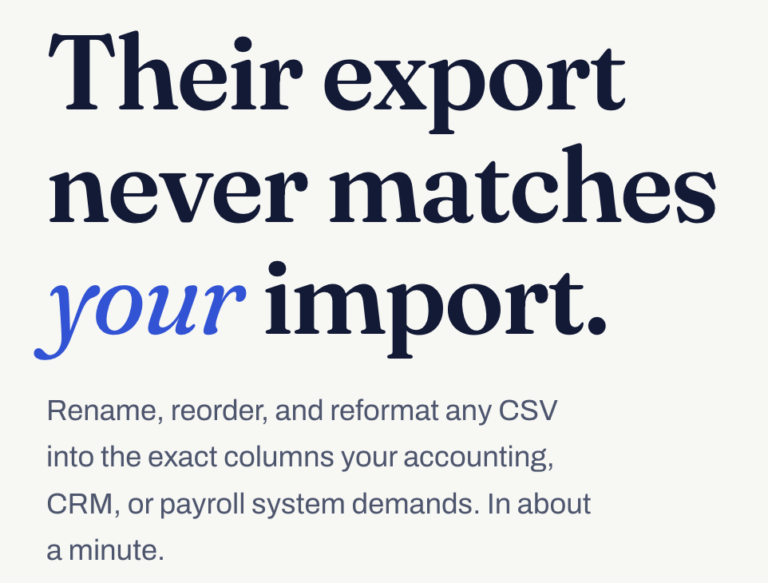 mapmycsv