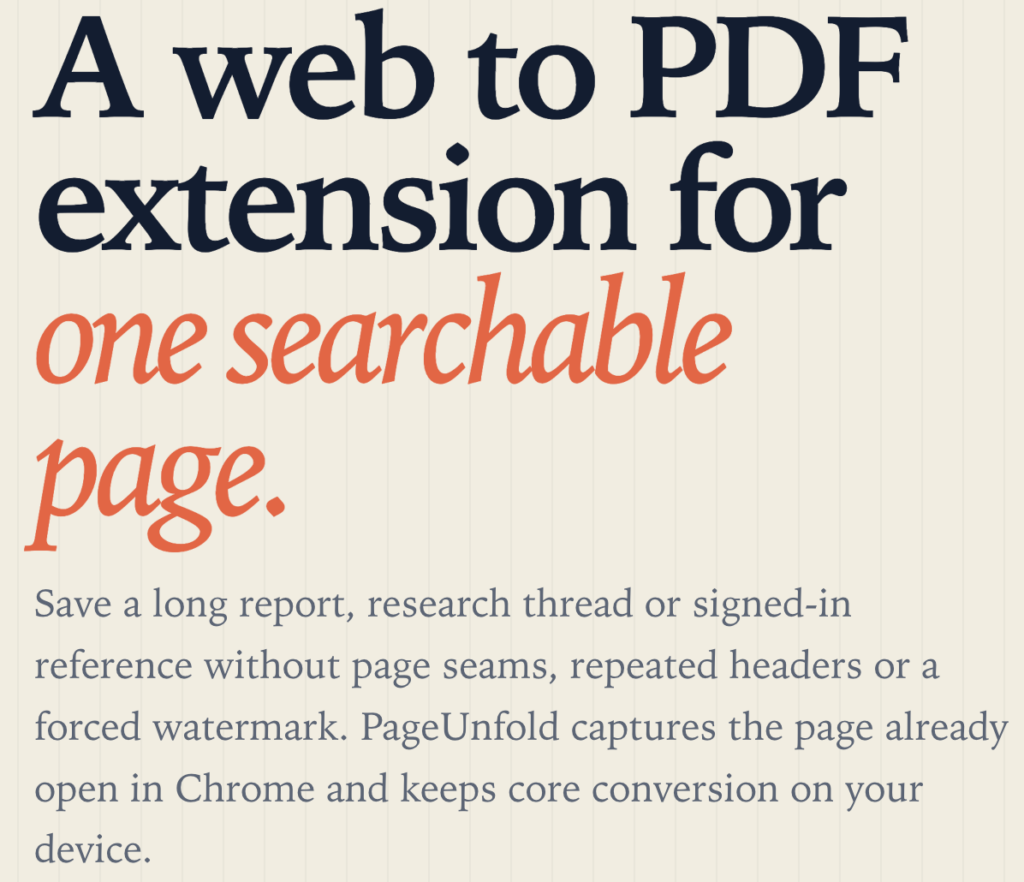 pageunfold
