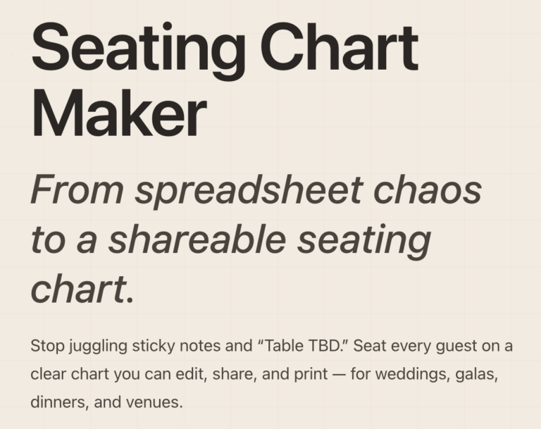 seatchart